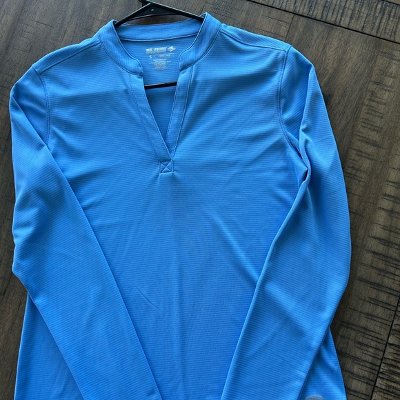 Reel Legends Women’s Blue Long Sleeve Top. Great for Golf, Fishing or Casual SzS - Picture 3 of 3